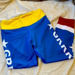 NWOT Grrrl Super Woman leggings